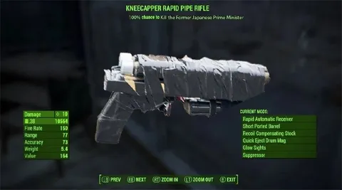 Kneecapper Rapid Pipe Rifle