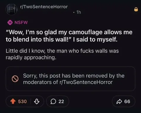 Camouflage Wall Horror