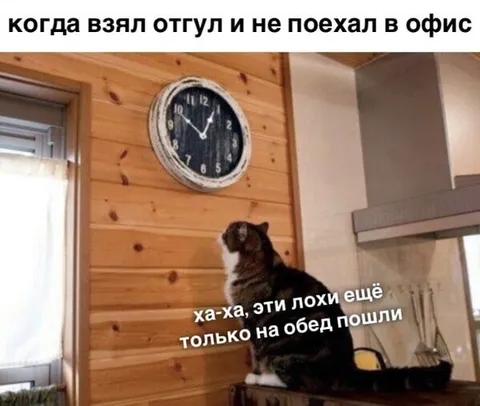 Взял отгул и не поехал в офис