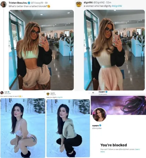 Woman With Dignity Gets Blocked