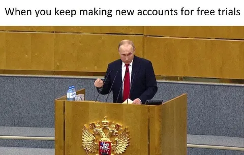 Putin Free Trial Accounts