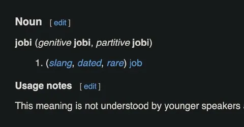 Jobi Meaning Explained