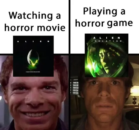 Watching Horror Movie vs Playing Horror Game