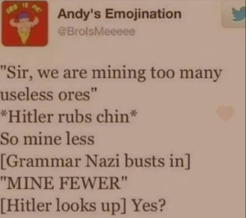 Hitler Mines Fewer Ores