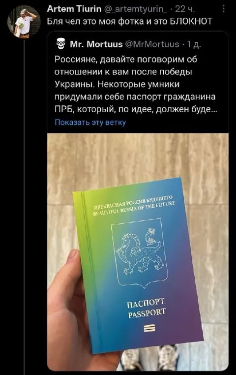 Паспорт прекрасной России будущего
