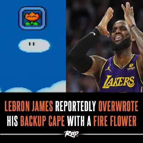 LeBron Overwrites His Fire Flower