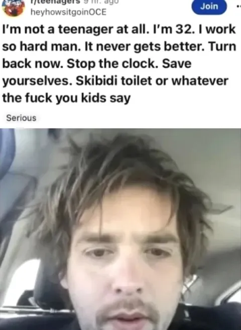 32-Year-Old Teenager Panic