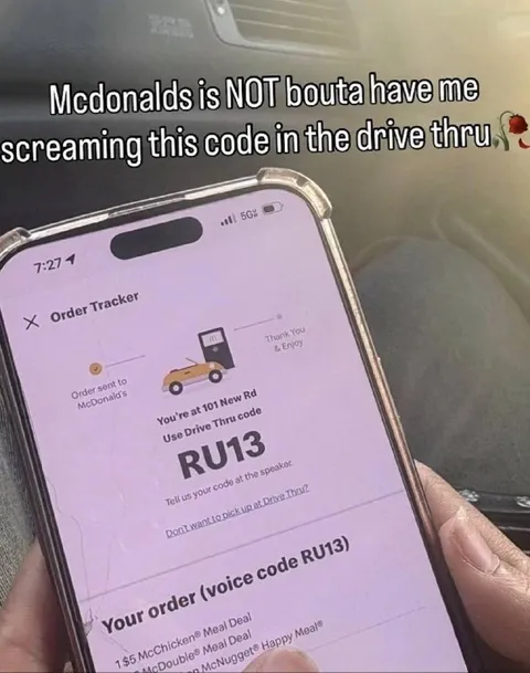Screaming the Drive-Thru Code