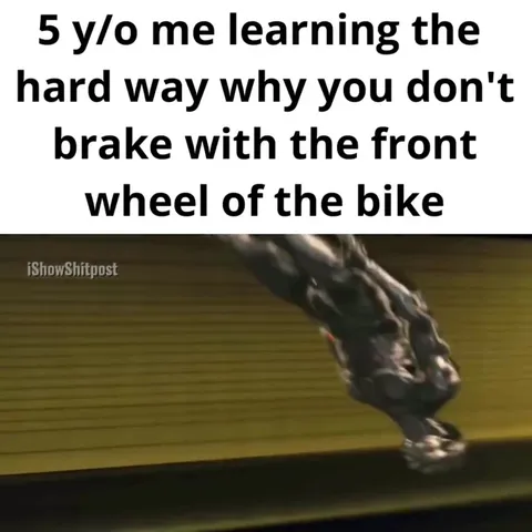 Learning the Front Brake the Hard Way