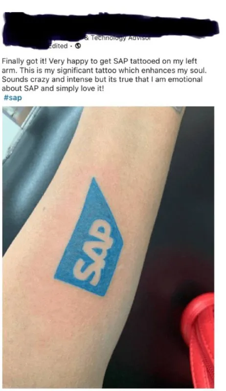 SAP Tattoo Dedication