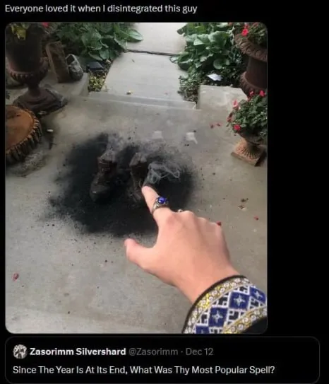 Disintegrated Popular Spell