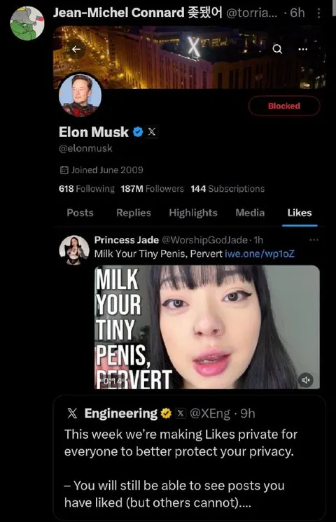 Elon Musk Likes Made Private