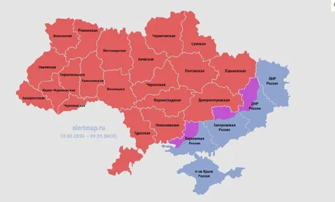 Карта политических предпочтений Украины