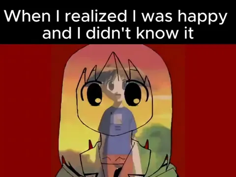 When I Realized I Was Happy