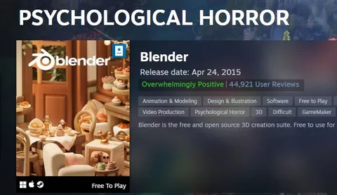 Blender Psychological Horror