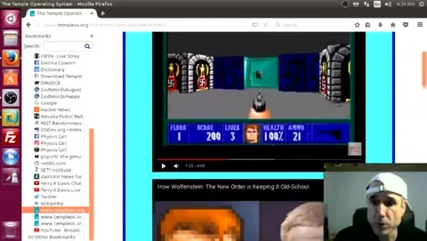 Wolfenstein Old School Gameplay Reaction