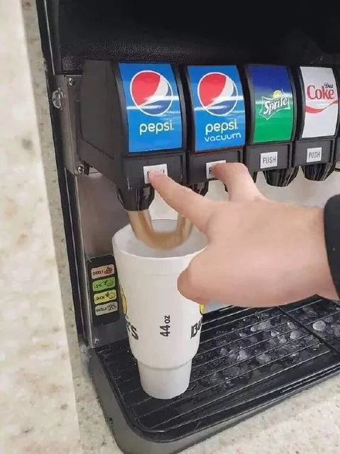 Pepsi Vacuum Dispenser