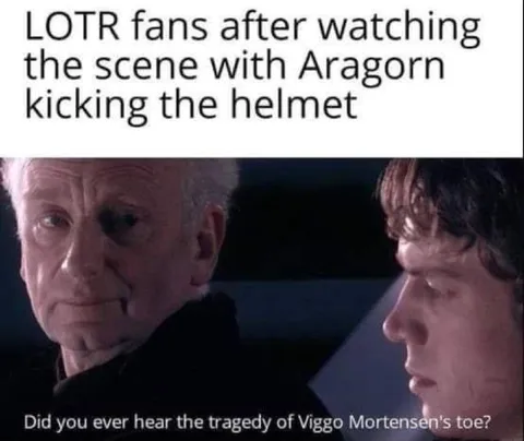 LOTR Fans Hear the Toe Tragedy