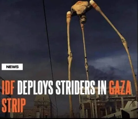 IDF Deploys Striders in Gaza