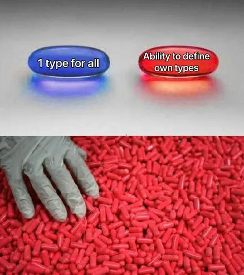 One Type for All vs Custom Types