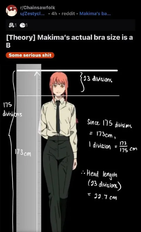 Makima's Actual Bra Size Theory