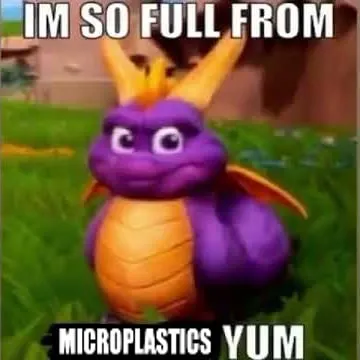 Spyro Eats Microplastics