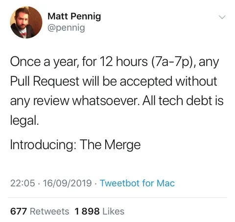The Merge Once a Year
