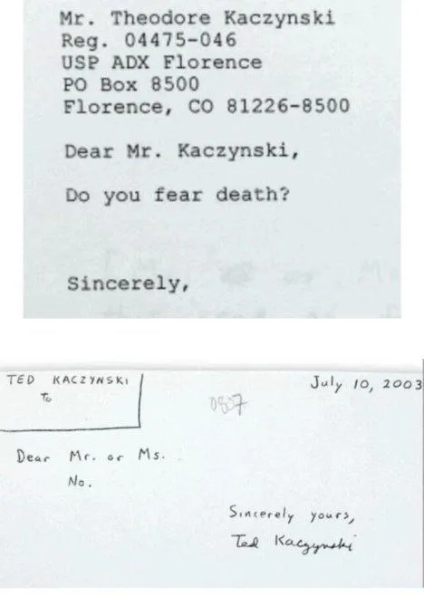 Do You Fear Death? No.