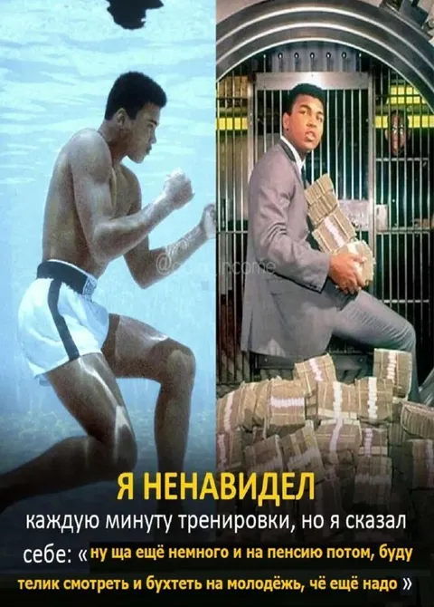 Мухаммед Али на пенсии