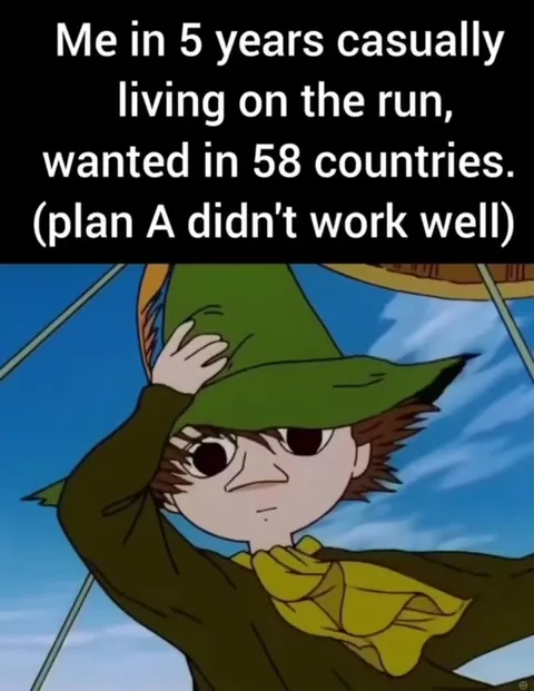 Snufkin Living on the Run