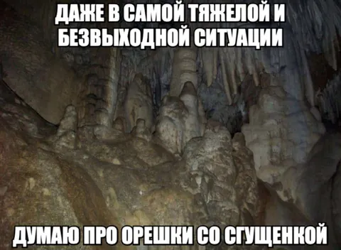 Мысли о орешках со сгущёнкой