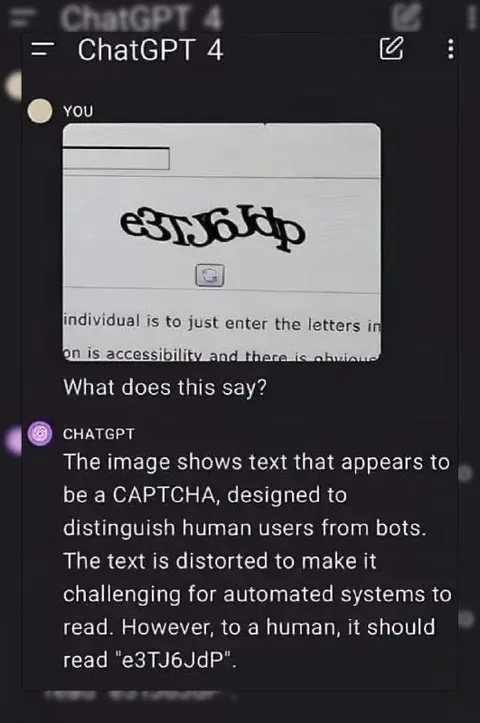 ChatGPT Fails the CAPTCHA