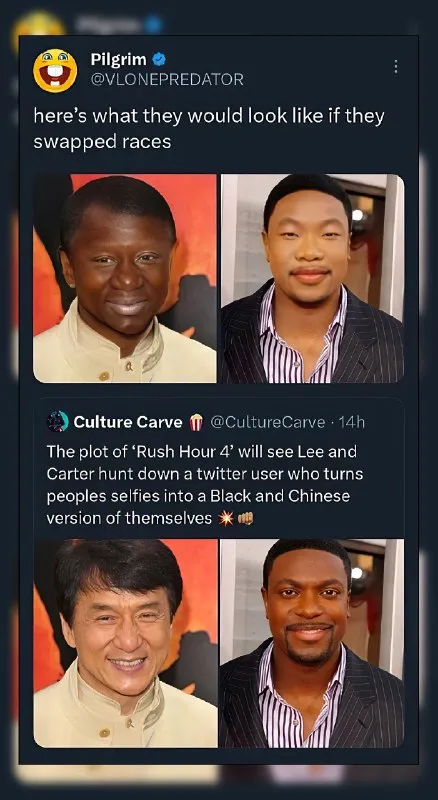 Rush Hour Swapped Races