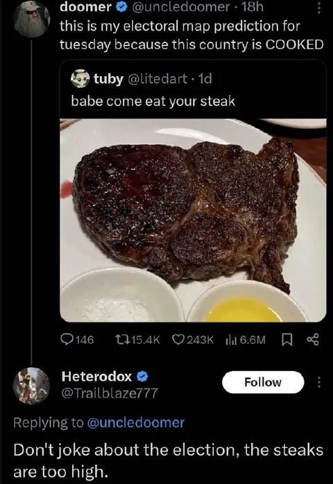 The Steaks Are Too High