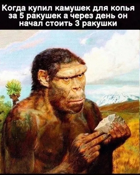 Камушек для копья подешевел