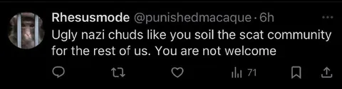 Ugly Nazi Chuds Ruin Scat Community