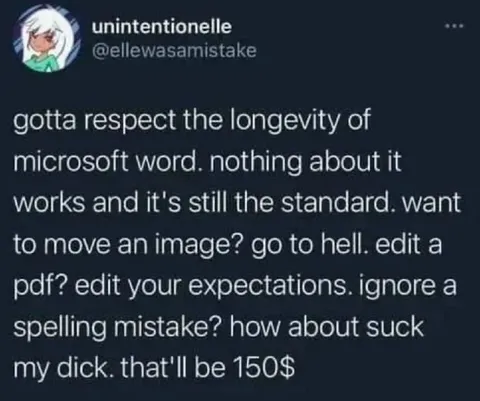 Microsoft Word Still Sets the Standard