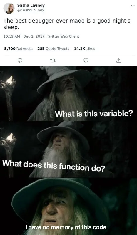 Gandalf Has No Memory