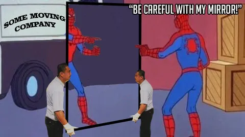 Spider-Man Moving Mirror Joke