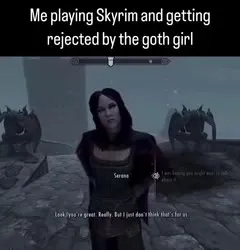 Skyrim Rejected by the Goth Girl