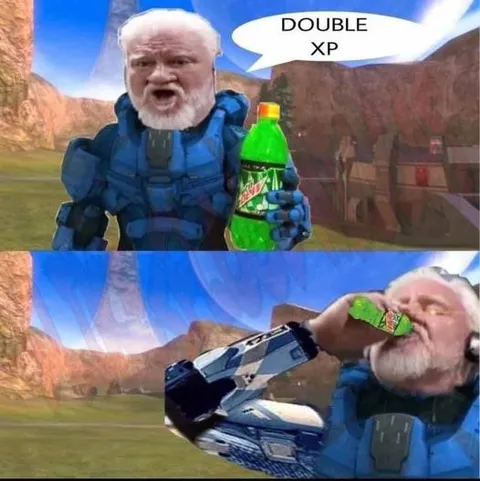 Double XP Elderly Gamer