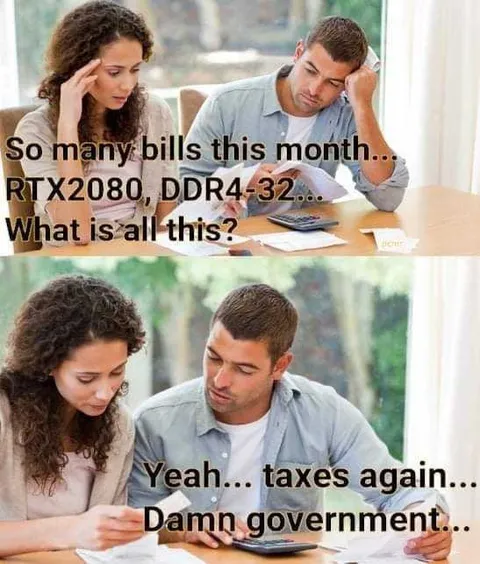 Taxes Again Meme