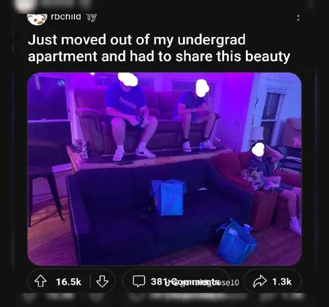 Underground Apartment Living Room