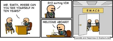 Still Exiting Vim