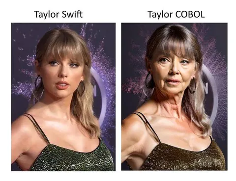 Taylor Swift Turns Into COBOL