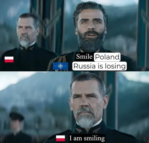 Poland Smiles as Russia Loses