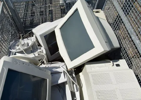 Кладбище старых мониторов
