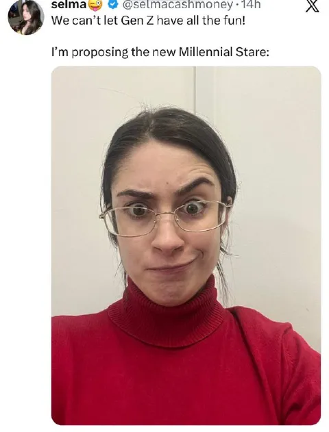 The New Millennial Stare