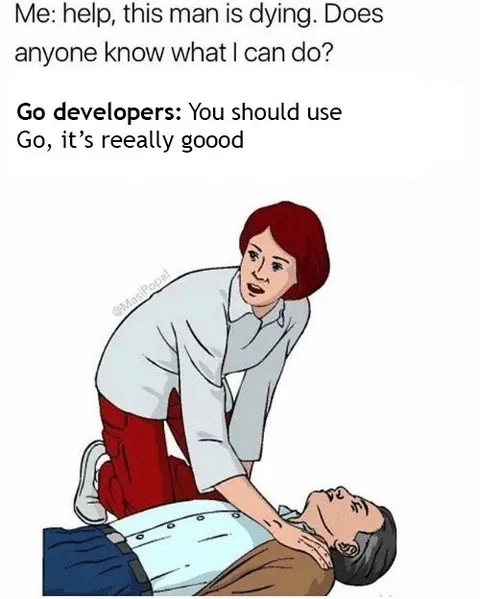 Go Developers Revive Dying Man
