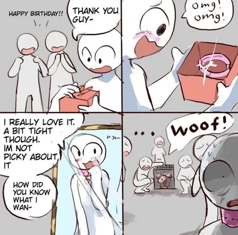 The Birthday Gift Is Too Tight